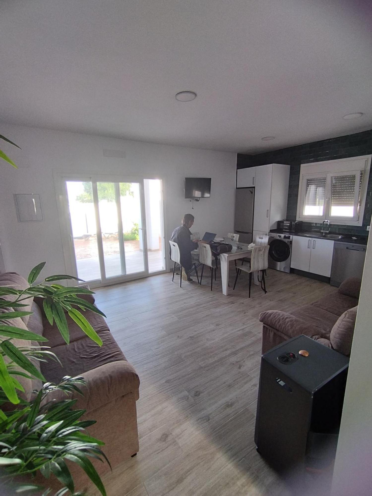 Villa Casa El Palmar 150 M De La Playa Esterno foto